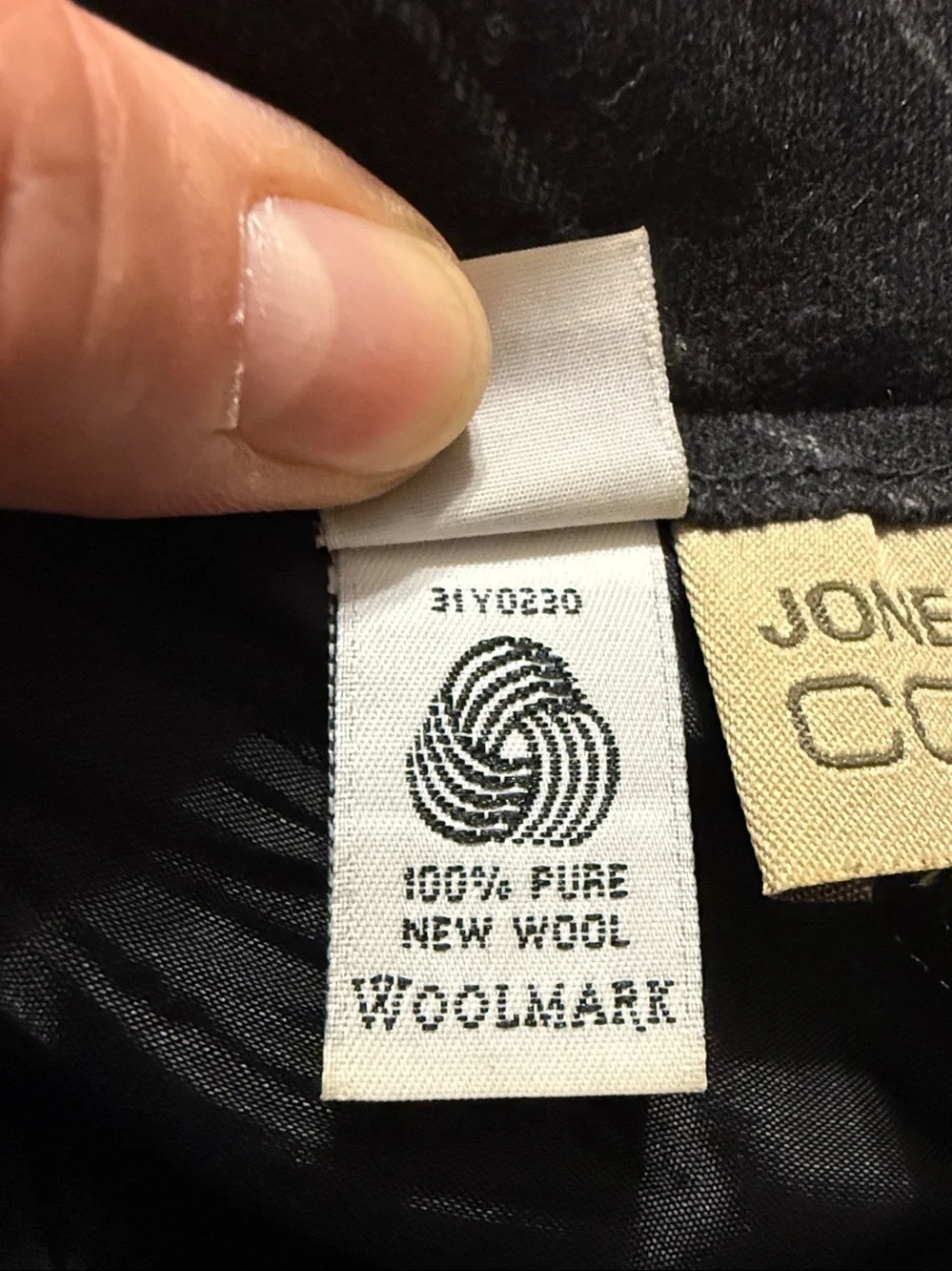 Jones New York Country 90s Vntg Striped Wool A-Line Midi Skirt Sz: 10 Len: 35”